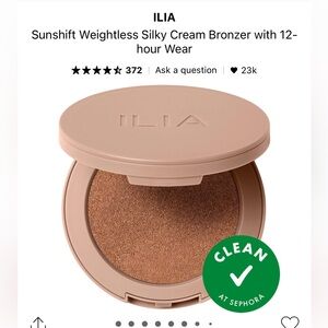 ILIA Sunshift Weightless Silky Cream Bronzer